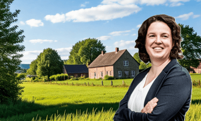 Eva plattelandsachtergrond