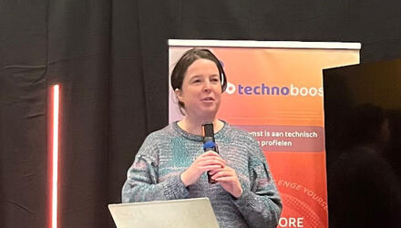 Eva speecht op Technoboost